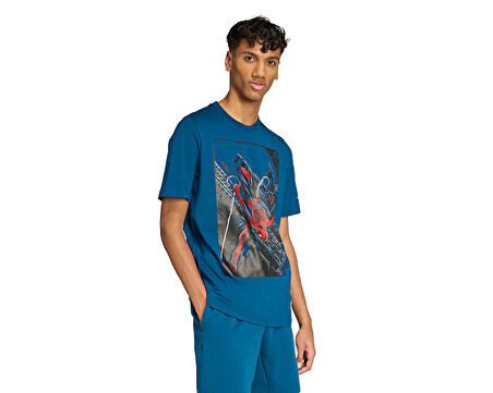adidas M Spiderman T-S Erkek Günlük Tişört JL5557 Lacivert