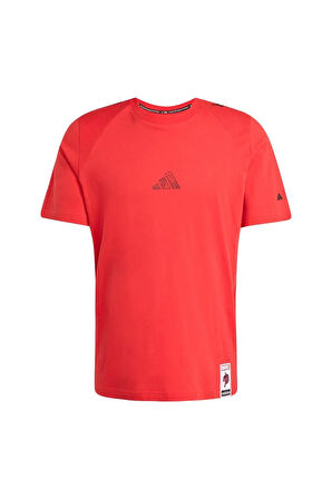 adidas  Erkek  Kırmızı  T-shirt M SPIDERMAN T-S JL7962