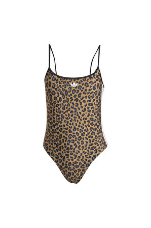 adidas Kadın  Kahverengi  Mayo GRAPHC SWIMSUIT JM3956