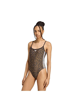 adidas Kadın  Kahverengi  Mayo GRAPHC SWIMSUIT JM3956