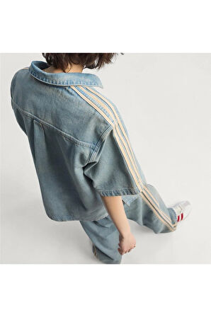 adidas Kadın   T-shirt P ESS DENIM SS JY2871