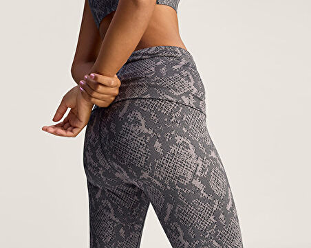 adidas By Stella Mccartney Leg P Kadın Antrenman Taytı JW4575 Gri