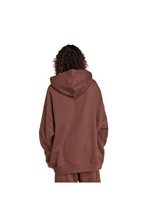 adidas Kadın  Kahverengi  Sweatshirt ESS LIN HOODIE JW1027
