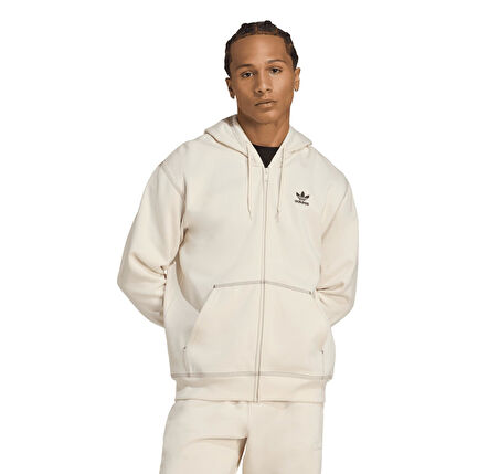JW0968-E adidas Essentıals Fzhd Erkek Ceket Krem