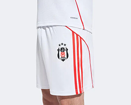 adidas Super Lig Erkek Beşiktaş JK 25/26 İç Saha Şortu JD1420 Beyaz