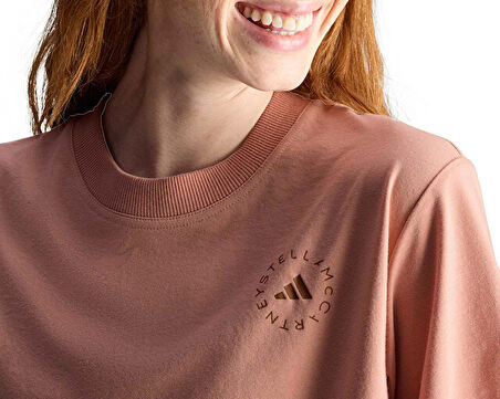 adidas By Stella Mccartney Regl Tee Kadın Günlük Tişört JX6776 Kırmızı