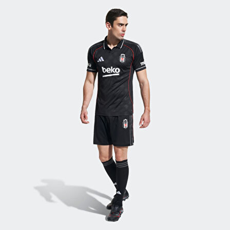 adidas JD1415 BJK 3 SHO Beşiktaş JK 25/26 Siyah Deplasman Futbol Şortu