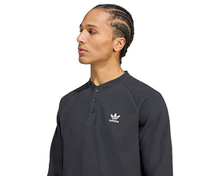 Adidas Essentials Ls Erkek Günlük Sweatshirts JW1050 Siyah