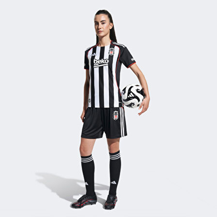 adidas Beşiktaş JK 25/26 Kadın Siyah Deplasman Futbol Forması