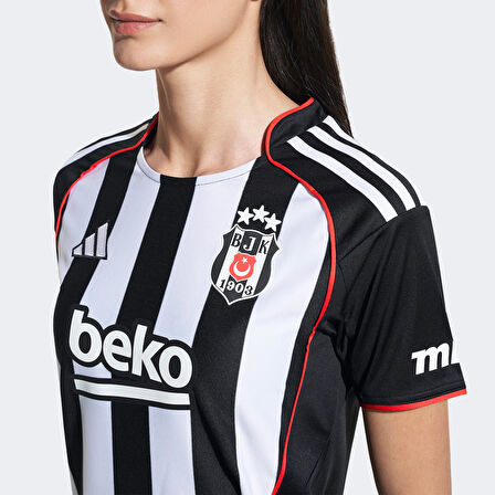 adidas Beşiktaş JK 25/26 Kadın Siyah Deplasman Futbol Forması