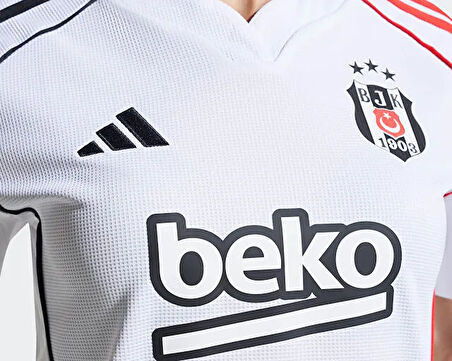 adidas Super Lig Kadın Beşiktaş JK 25/26 İç Saha Forması JN9935 Beyaz