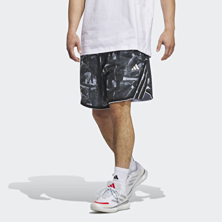 adidas JN2460 CRAZYLITE AOP 5 Erkek Şort
