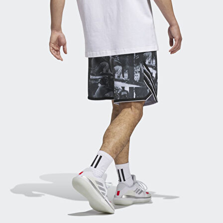 adidas JN2460 CRAZYLITE AOP 5 Erkek Şort
