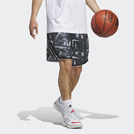 adidas JN2460 CRAZYLITE AOP 5 Erkek Şort