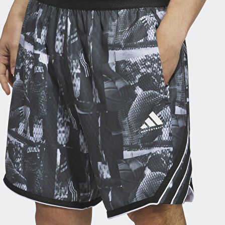 adidas JN2460 CRAZYLITE AOP 5 Erkek Şort