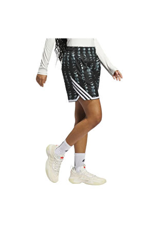adidas Kadın  Siyah  Şort CRAZYLITE AOP JX0065