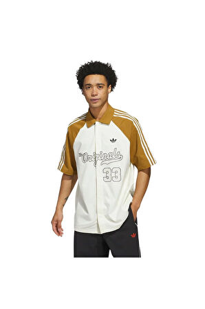 adidas Erkek  Bej  T-shirt Winter Shooter JM0513