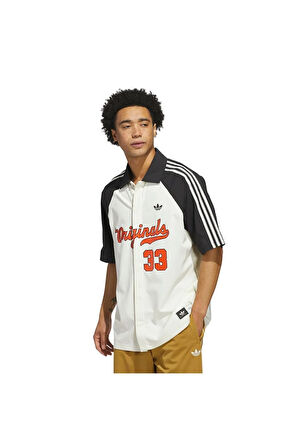 adidas Erkek  Bej  T-shirt Winter Shooter JM0514