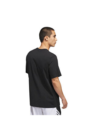 adidas  Erkek Siyah  T-shirt BB FOUND TEE JX0083