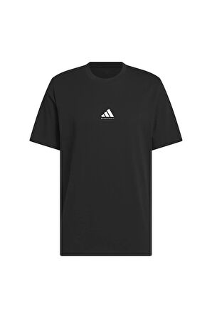 adidas  Erkek Siyah  T-shirt BB FOUND TEE JX0083