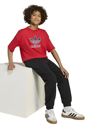 adidas Baskılı Kırmızı Erkek Çocuk T-Shirt JV8556 TEE