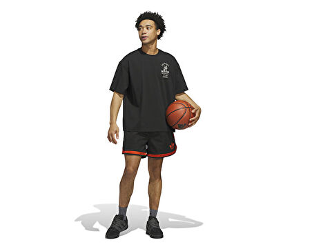 adidas Asd Fastbrk Tee Unisex Günlük Tişört JW6644 Siyah