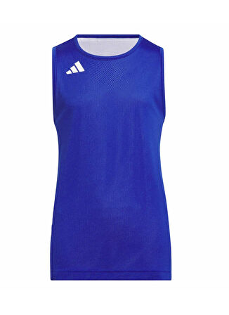 adidas Düz Mavi - Beyaz Erkek Çocuk Atlet JM5137 Y EVRYDAY PRO J