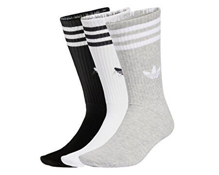 adidas 3S High Cr S 3P Çorap (3 Çift) JV7418 Beyaz