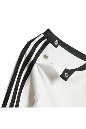 adidas  Bebek  Beyaz  Eşofman DENIM LS SET JW5312