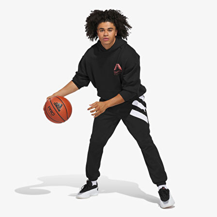 adidas Anthony Edwards Schematic Erkek Siyah Basketbol Sweatshirt