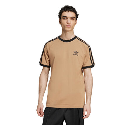 JY1370-E adidas 3-Strıpes Tee Erkek T-Shirt Kahve