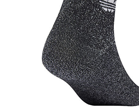 adidas 3S Glitter Cr 2 Çorap (2 Çift) JV6049 Siyah