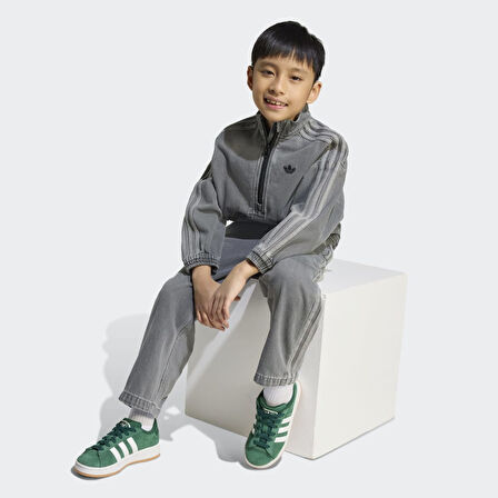 adidas JY3546 DENIM CREW SET Çocuk Eşofman Takımı