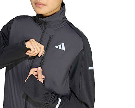 adidas Adi365 Warmjk W Kadın Koşu Rüzgarlık JP3839 Siyah