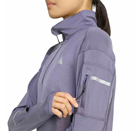 JM5727-K adidas Adi365 Warmhz W Kadın Sweatshirt Mor