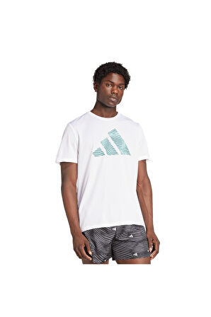 adidas Erkek  Beyaz  T-shirt adi365 E BL T M JM5740