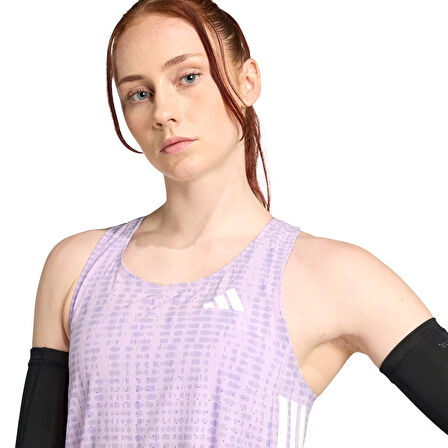 Adizero Singlet Kadın Mor Koşu Atlet JV7157