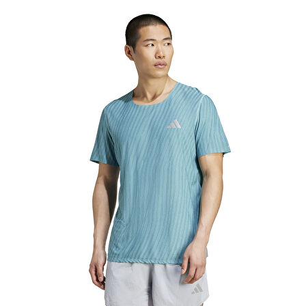 Adi365 Running Climacool+ Erkek Mavi Koşu T-Shirt JP3851