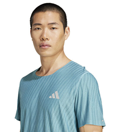 Adi365 Running Climacool+ Erkek Mavi Koşu T-Shirt JP3851