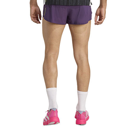 Adizero Split Erkek Mor Koşu Şort JP3774