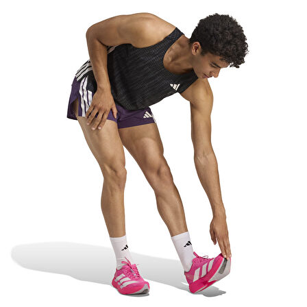 Adizero Split Erkek Mor Koşu Şort JP3774