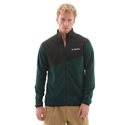 JM0134-E adidas Terrex Multi Full-Zip Erkek Ceket Yeşil