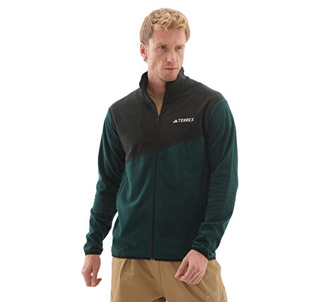 JM0134-E adidas Terrex Multi Full-Zip Erkek Ceket Yeşil