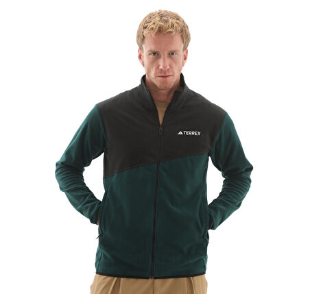 JM0134-E adidas Terrex Multi Full-Zip Erkek Ceket Yeşil