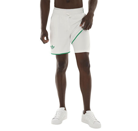 JN0786-E adidas Sh &amp;amp; Tıght Erkek Şort Ve Kapri Beyaz