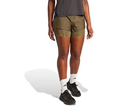 adidas Adi365 Hk2In1 W Kadın Koşu Şortu KA1859 Haki