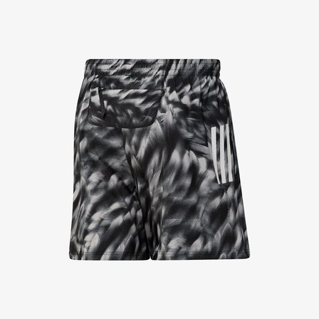 adidas Own The Run Allover Print Erkek Gri Koşu Şortu