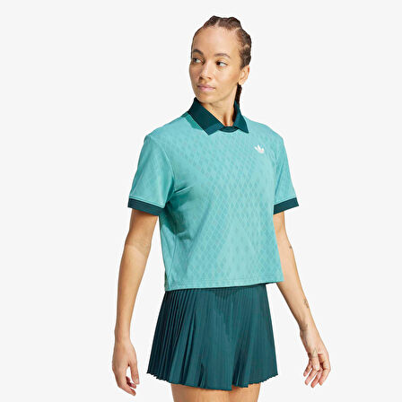 adidas Tennis Pro Climacool Kadın Mavi Tenis Polo