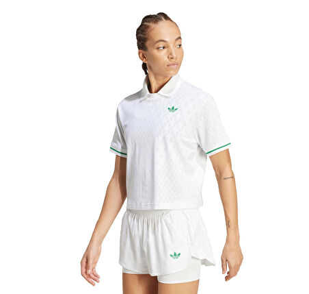 JM4734-K adidas Polo Pro Kadın T-Shirt Beyaz