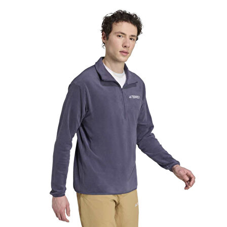 Adidas Erkek Polar Multi Essentials Half Zip Fleece